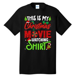 This Is My Christmas Movie Watching Xmas Movie Tall T-Shirt