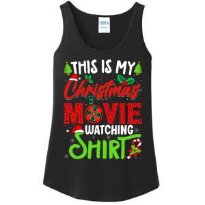 This Is My Christmas Movie Watching Xmas Movie Ladies Essential Tank