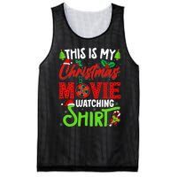 This Is My Christmas Movie Watching Xmas Movie Mesh Reversible Basketball Jersey Tank