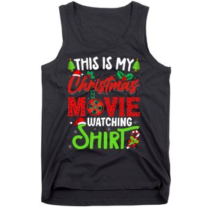 This Is My Christmas Movie Watching Xmas Movie Tank Top