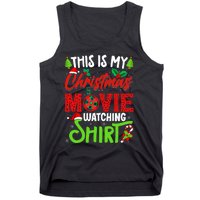 This Is My Christmas Movie Watching Xmas Movie Tank Top