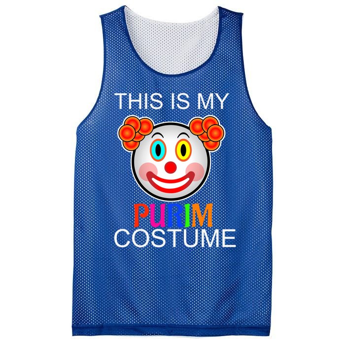 This Is My Purim Costume Funny Cute Gift Mesh Reversible Basketball Jersey Tank