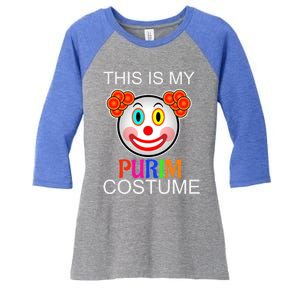 This Is My Purim Costume Funny Cute Gift Women's Tri-Blend 3/4-Sleeve Raglan Shirt