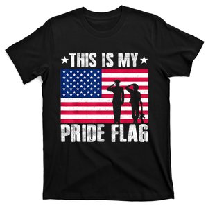 This Is My Pride Flag USA American 4th Of July Patriotic T-Shirt