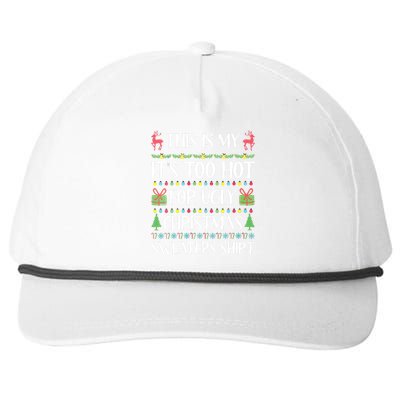 This Is My Its Too Hot For Ugly Christmas Sweaters Snapback Five-Panel Rope Hat