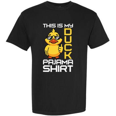 This Is My Duck Pajama Rubber Ducks Slumber Pajamas Party Garment-Dyed Heavyweight T-Shirt