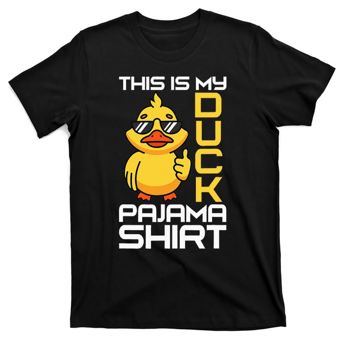 This Is My Duck Pajama Rubber Ducks Slumber Pajamas Party T-Shirt