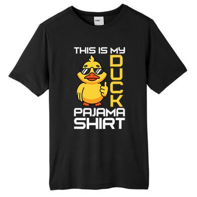 This Is My Duck Pajama Rubber Ducks Slumber Pajamas Party Tall Fusion ChromaSoft Performance T-Shirt