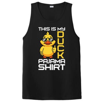 This Is My Duck Pajama Rubber Ducks Slumber Pajamas Party PosiCharge Competitor Tank