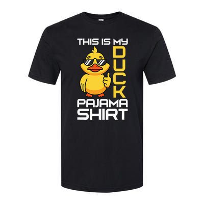 This Is My Duck Pajama Rubber Ducks Slumber Pajamas Party Softstyle CVC T-Shirt