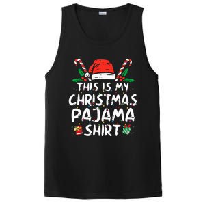 This Is My Christmas Pajama Funny Xmas PJs  PosiCharge Competitor Tank