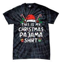 This Is My Christmas Pajama Funny Xmas PJs  Tie-Dye T-Shirt