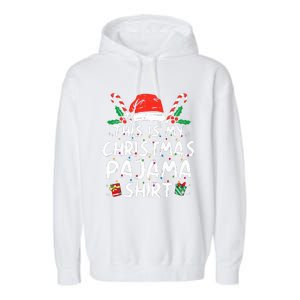 This Is My Christmas Pajama Funny Xmas PJs  Garment-Dyed Fleece Hoodie