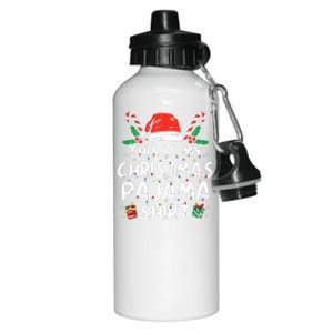 This Is My Christmas Pajama Funny Xmas PJs  Aluminum Water Bottle