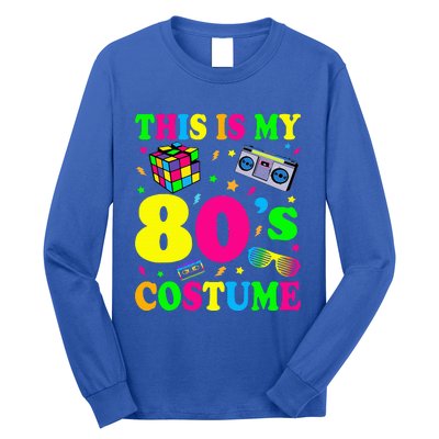 This is my 80's Costume Outfit Gifts Eighties Retro Party Long Sleeve Shirt