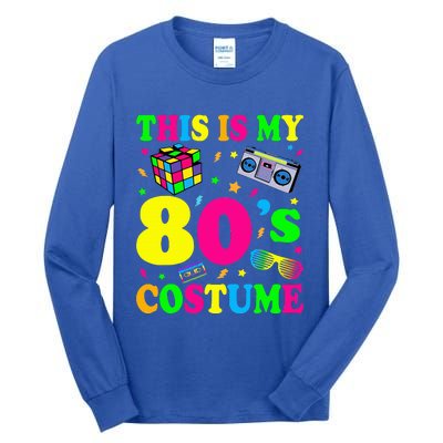 This is my 80's Costume Outfit Gifts Eighties Retro Party Tall Long Sleeve T-Shirt