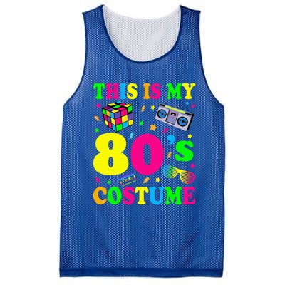 This is my 80's Costume Outfit Gifts Eighties Retro Party Mesh Reversible Basketball Jersey Tank