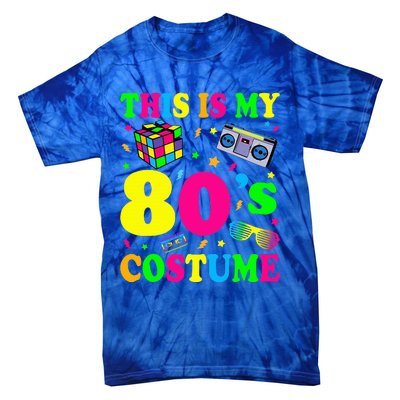 This is my 80's Costume Outfit Gifts Eighties Retro Party Tie-Dye T-Shirt