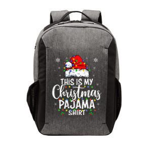 This Is My Christmas Pajama Lights Kids Vector Backpack