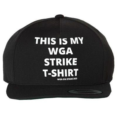 This Is My Wga Strike Tee Wool Snapback Cap