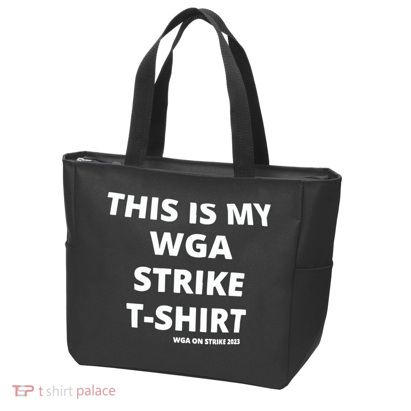 This Is My Wga Strike Tee Zip Tote Bag