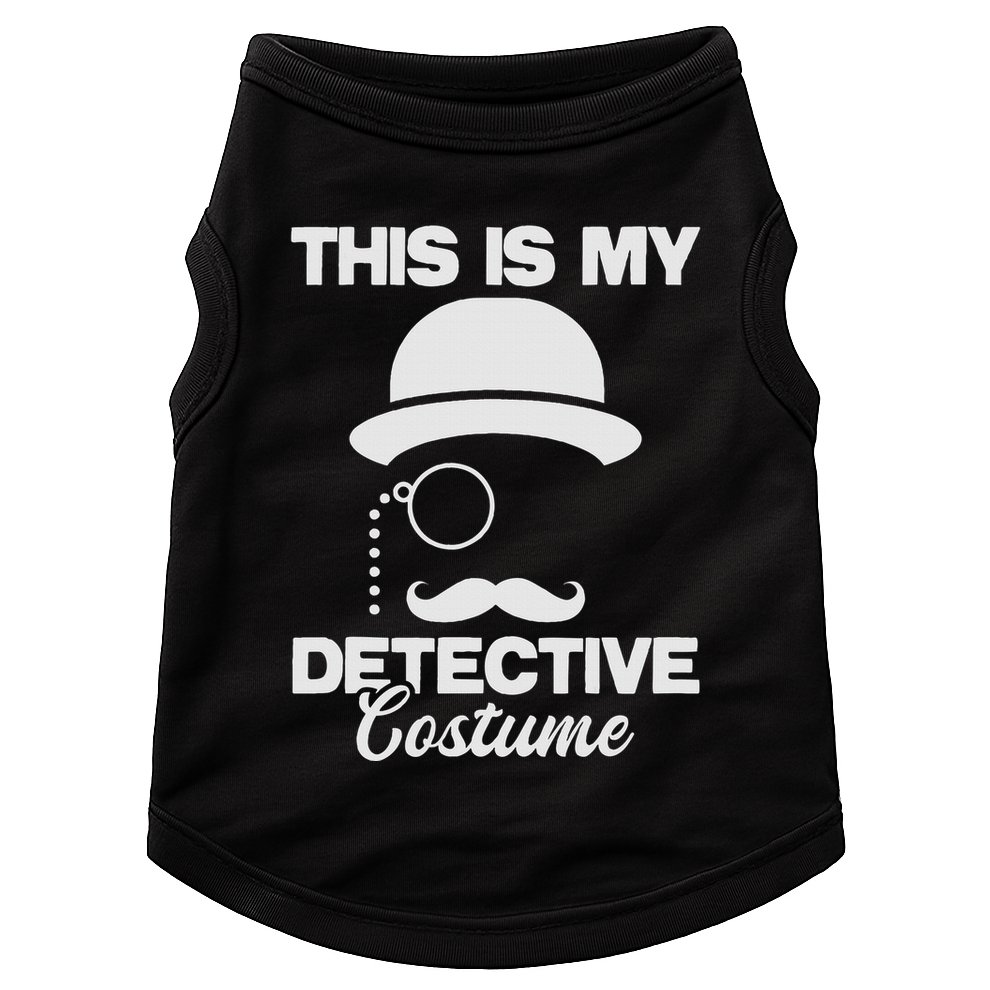 This Is My Detective Costume True Crime Lover Investigator Doggie Tank