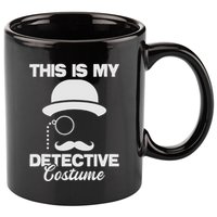 This Is My Detective Costume True Crime Lover Investigator 11oz C Handle Ceramic Mug