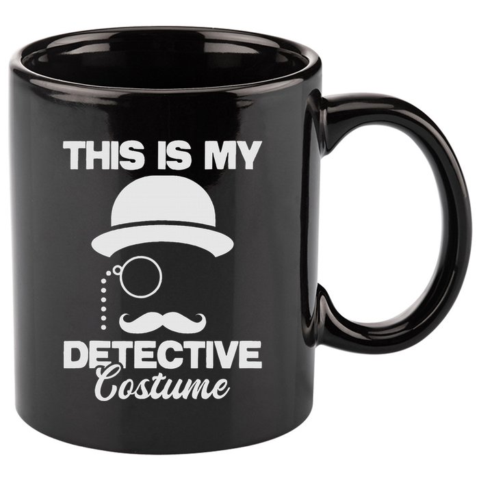 This Is My Detective Costume True Crime Lover Investigator 11oz C Handle Ceramic Mug