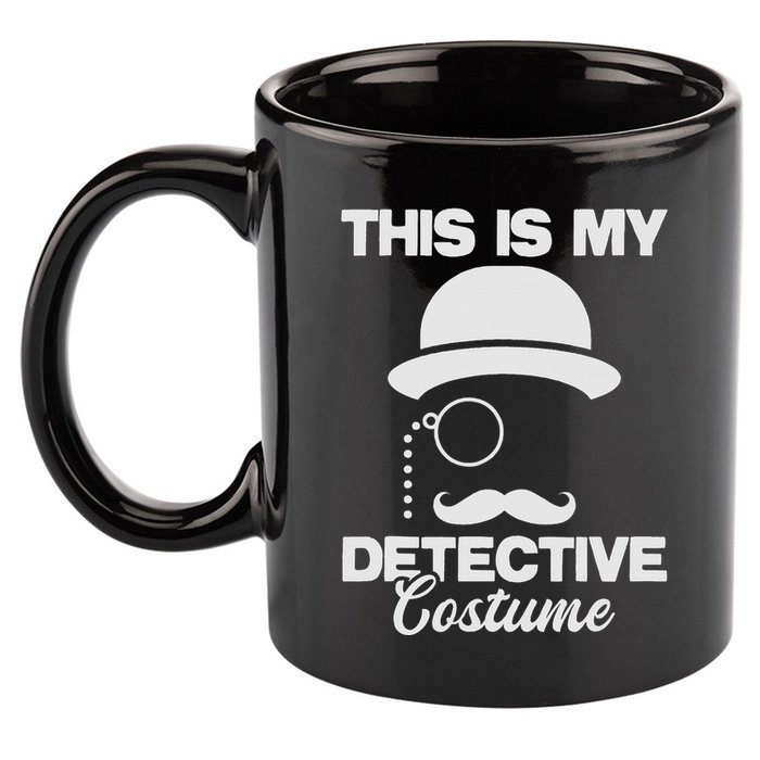 This Is My Detective Costume True Crime Lover Investigator 11oz C Handle Ceramic Mug