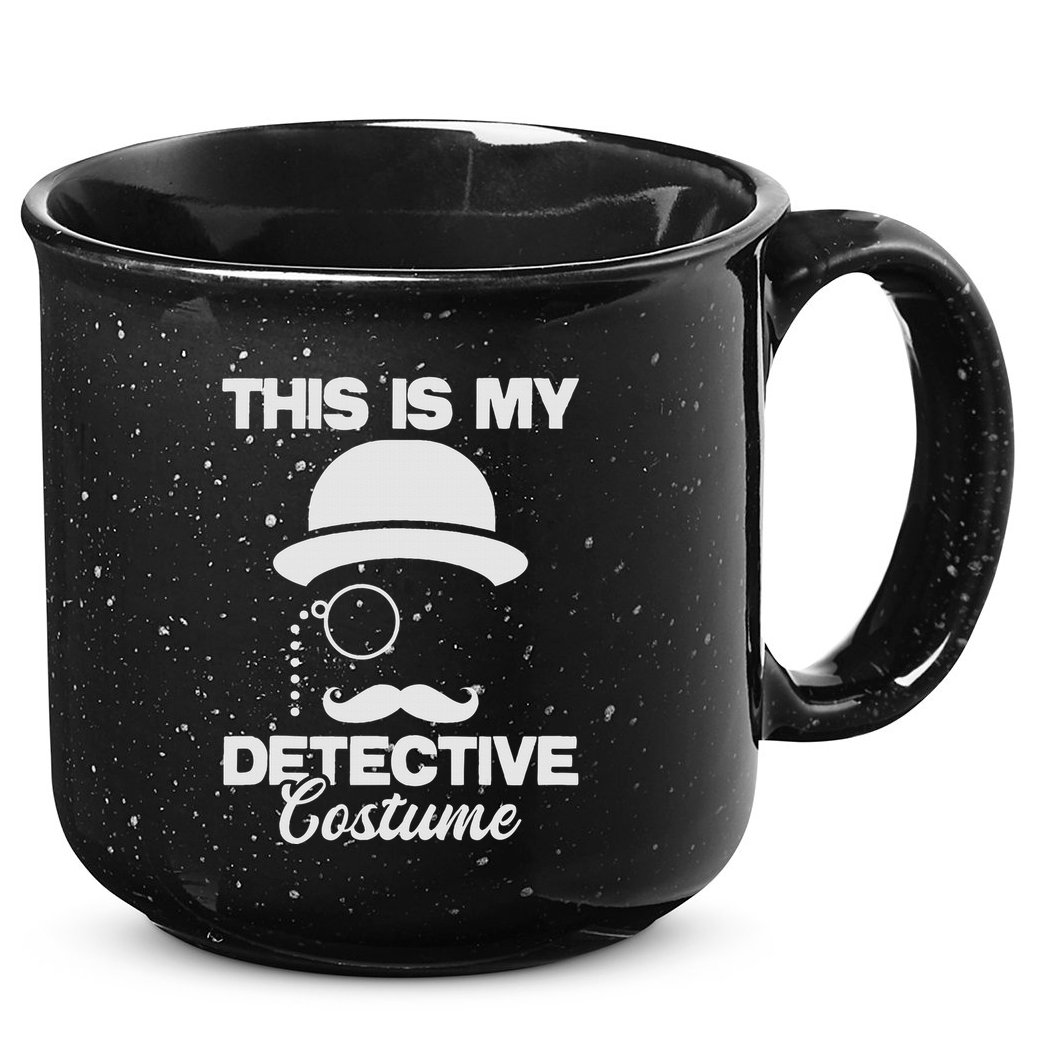 This Is My Detective Costume True Crime Lover Investigator 15oz Campfire Ceramic Mug