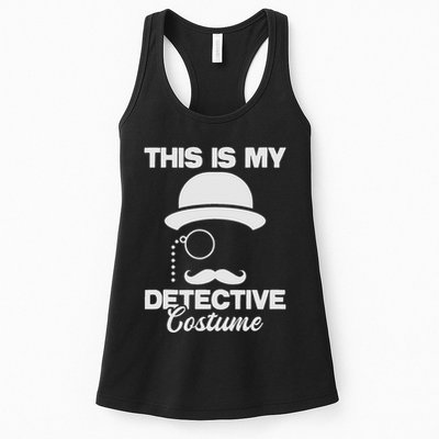 This Is My Detective Costume True Crime Lover Investigator Womens Tank Top