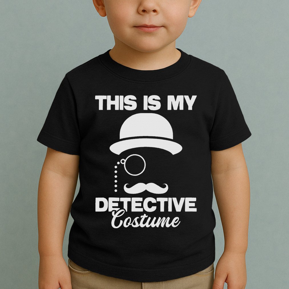 This Is My Detective Costume True Crime Lover Investigator Toddler T-Shirt