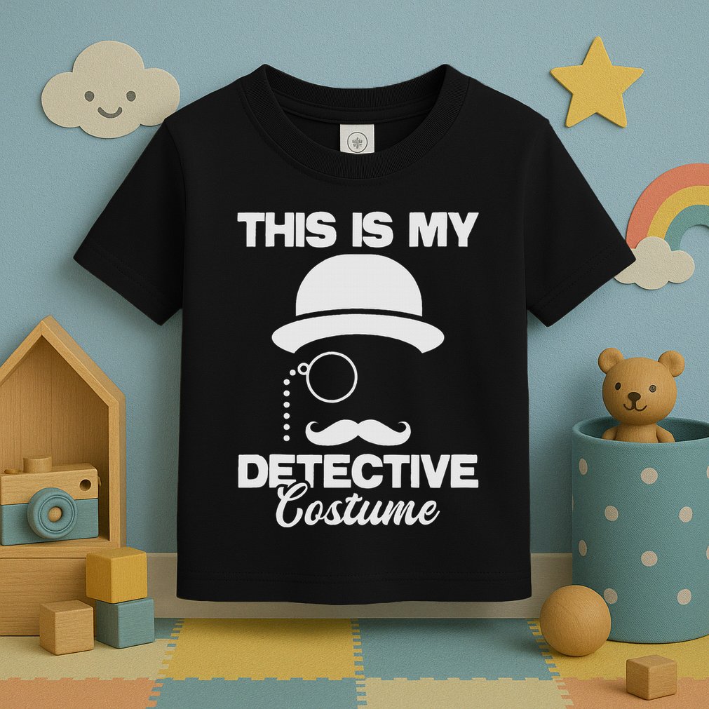 This Is My Detective Costume True Crime Lover Investigator Toddler T-Shirt