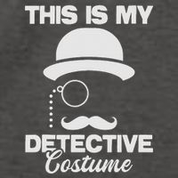 This Is My Detective Costume True Crime Lover Investigator Vector Backpack