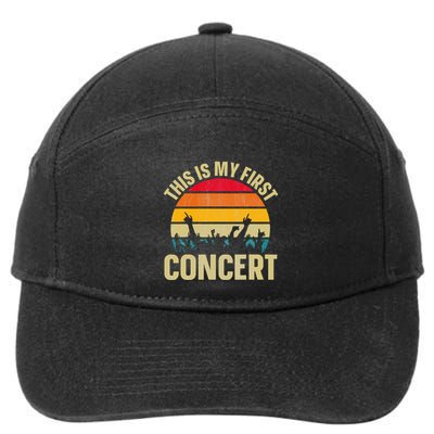 This Is My First Concert 7-Panel Snapback Hat