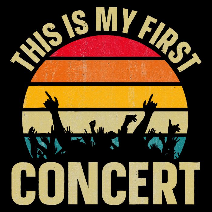 This Is My First Concert Drawstring Bag