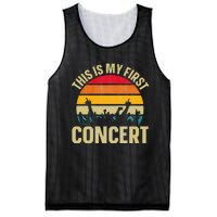 This Is My First Concert Mesh Reversible Basketball Jersey Tank