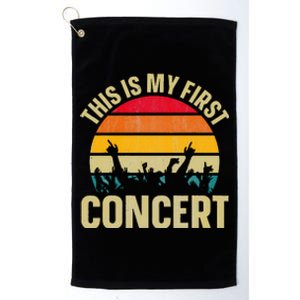 This Is My First Concert Platinum Collection Golf Towel