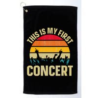 This Is My First Concert Golf Towel