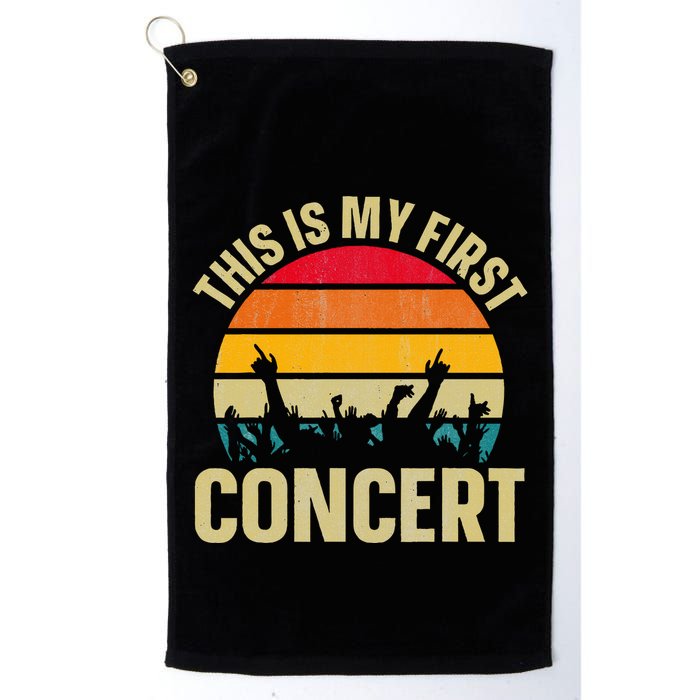 This Is My First Concert Golf Towel