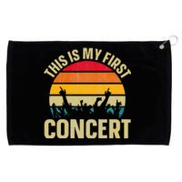 This Is My First Concert Grommeted Golf Towel