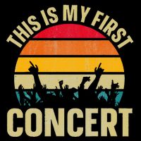 This Is My First Concert Cropped Pullover Crew