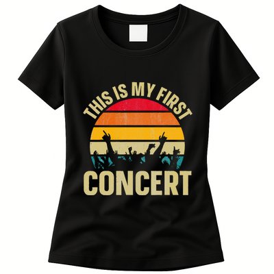This Is My First Concert Womens T-Shirt