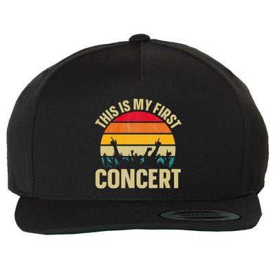This Is My First Concert Wool Snapback Cap