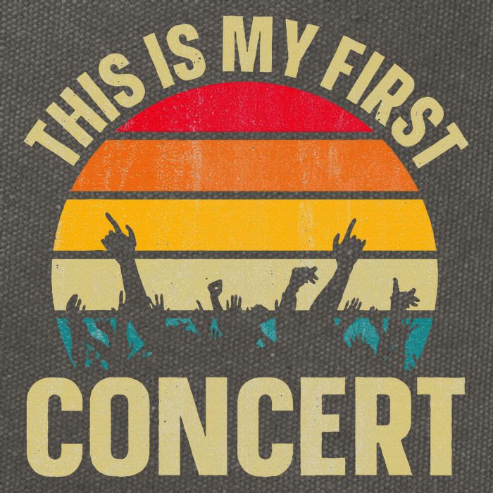 This Is My First Concert Cotton Canvas Backpack