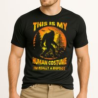 This Is My Human Costume Im Really A Bigfoot Cooling Performance Crew T-Shirt