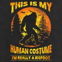 This Is My Human Costume Im Really A Bigfoot 11oz C Handle Ceramic Mug
