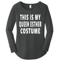 This Is My Queen Esther Costume Purim Jewish Festival Jew Women's Perfect Tri Tunic Long Sleeve Shirt