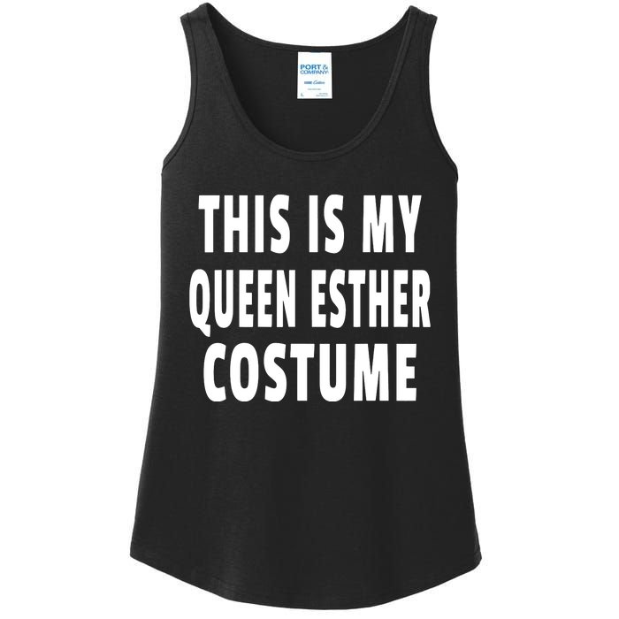 This Is My Queen Esther Costume Purim Jewish Festival Jew Ladies Essential Tank