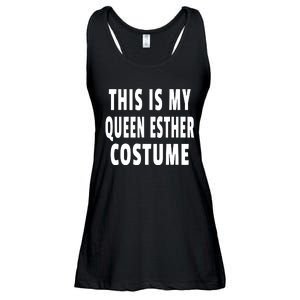 This Is My Queen Esther Costume Purim Jewish Festival Jew Ladies Essential Flowy Tank